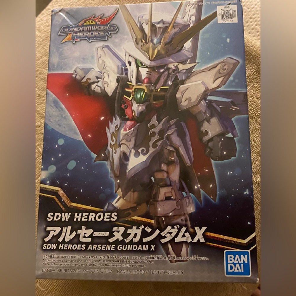 Bandai SDW Heroes Arsene Gundam X Model Kit